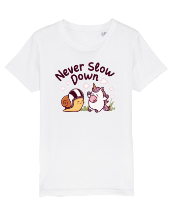 Melcul de curse - Never slow down  White