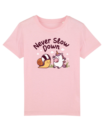 Melcul de curse - Never slow down  Cotton Pink