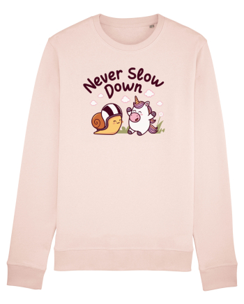 Melcul de curse - Never slow down  Bluză mânecă lungă Unisex Rise