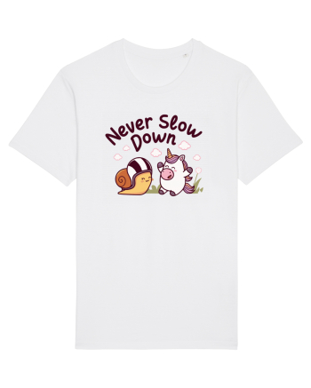 Melcul de curse - Never slow down  White