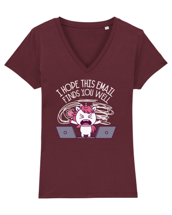 Umor corporatist cu unicorni  Burgundy