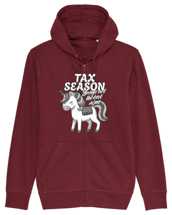Tax season - unicornii contabili Burgundy