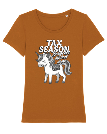 Tax season - unicornii contabili Roasted Orange