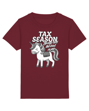 Tax season - unicornii contabili Burgundy