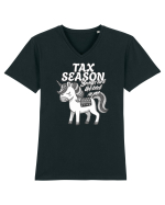 Tax season - unicornii contabili Tricou mânecă scurtă guler V Bărbat Presenter