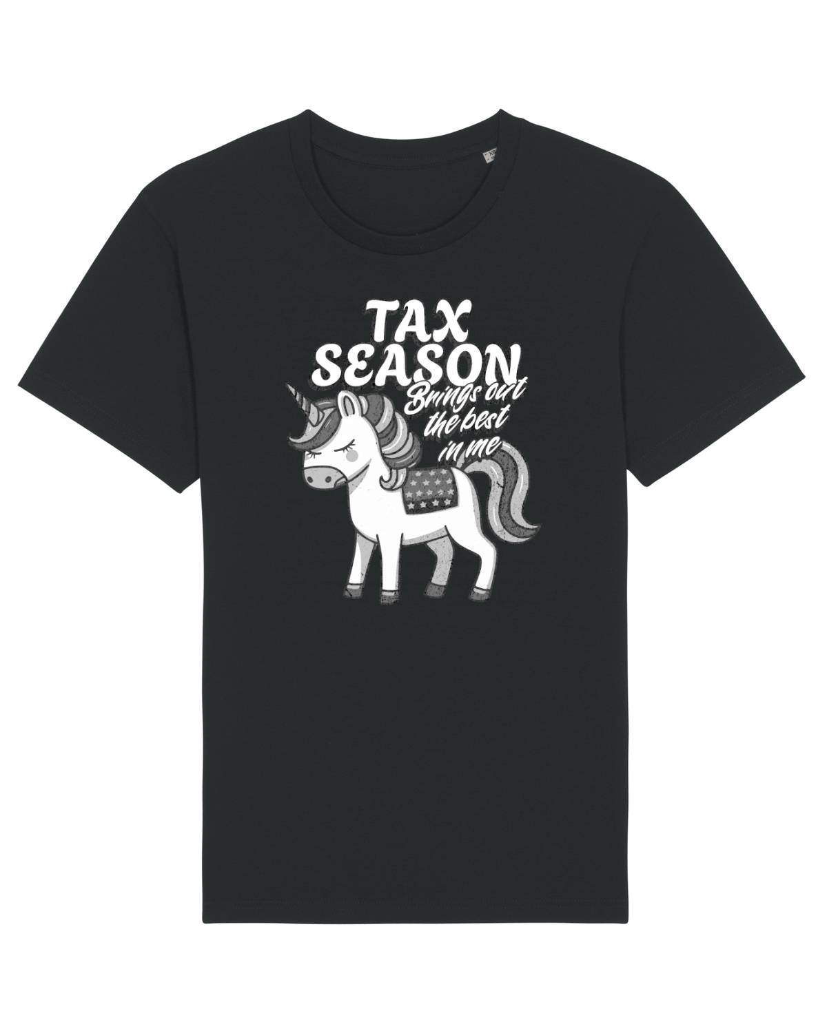 Tricou mânecă scurtă Unisex Rocker Black
