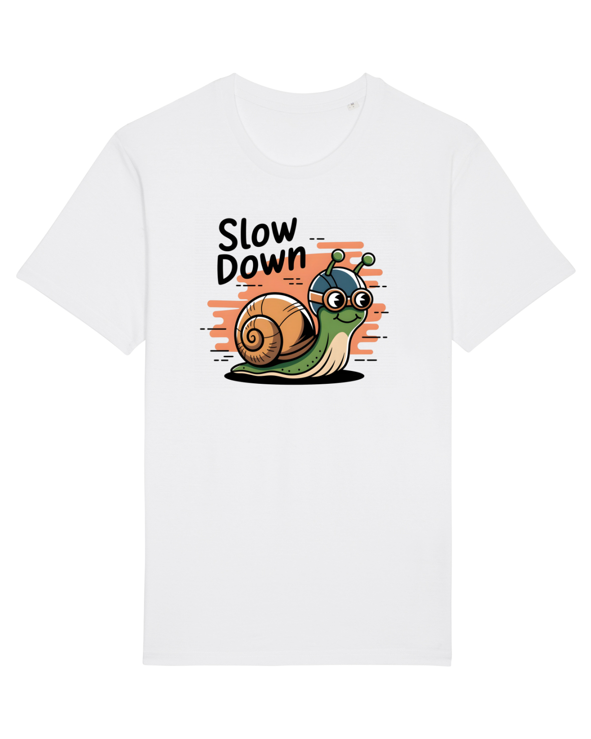 Tricou mânecă scurtă Unisex Rocker White