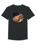 Melc simpatic  Tricou mânecă scurtă guler larg Bărbat Skater