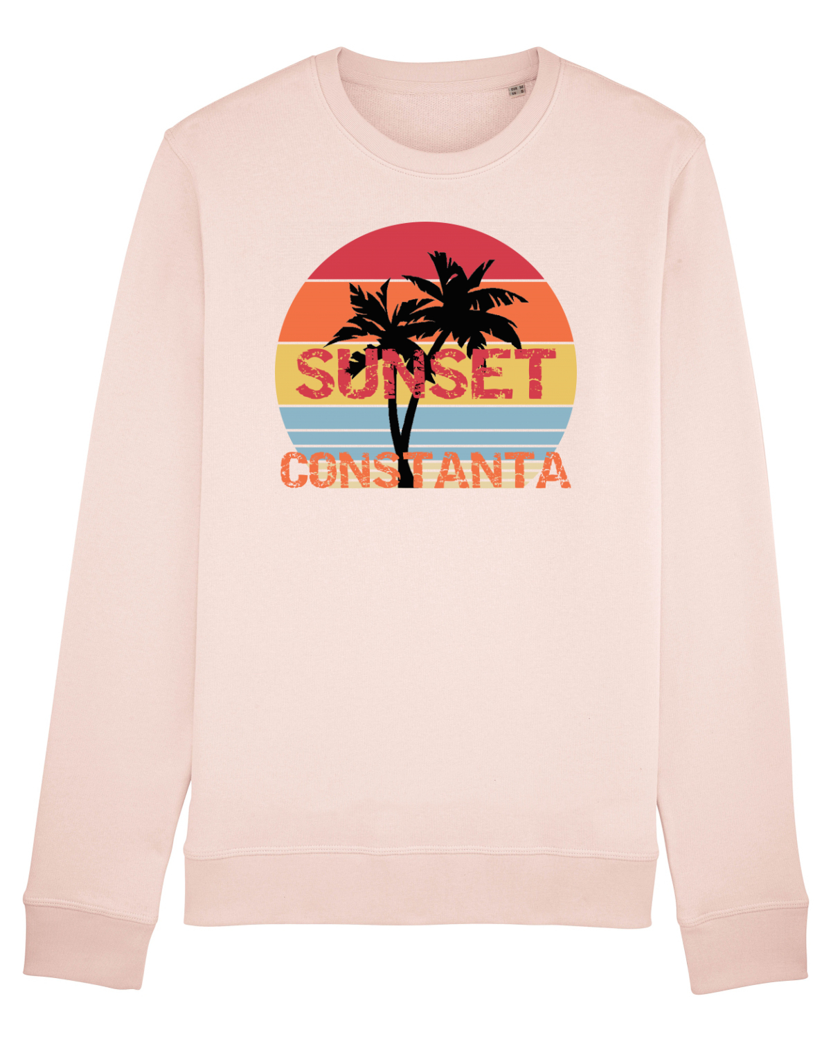 Bluză mânecă lungă Unisex Rise Candy Pink