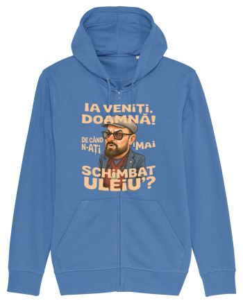 Ia veniti doamna! De cand n-ati mai schimbat uleiu'? Bright Blue
