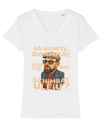 Ia veniti doamna! De cand n-ati mai schimbat uleiu'? White
