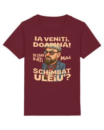 Ia veniti doamna! De cand n-ati mai schimbat uleiu'? Burgundy