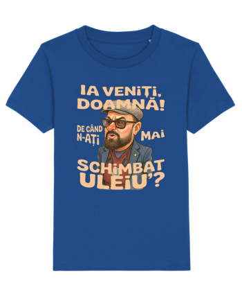 Ia veniti doamna! De cand n-ati mai schimbat uleiu'? Majorelle Blue