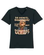 Ia veniti doamna! De cand n-ati mai schimbat uleiu'? Tricou mânecă scurtă guler V Bărbat Presenter