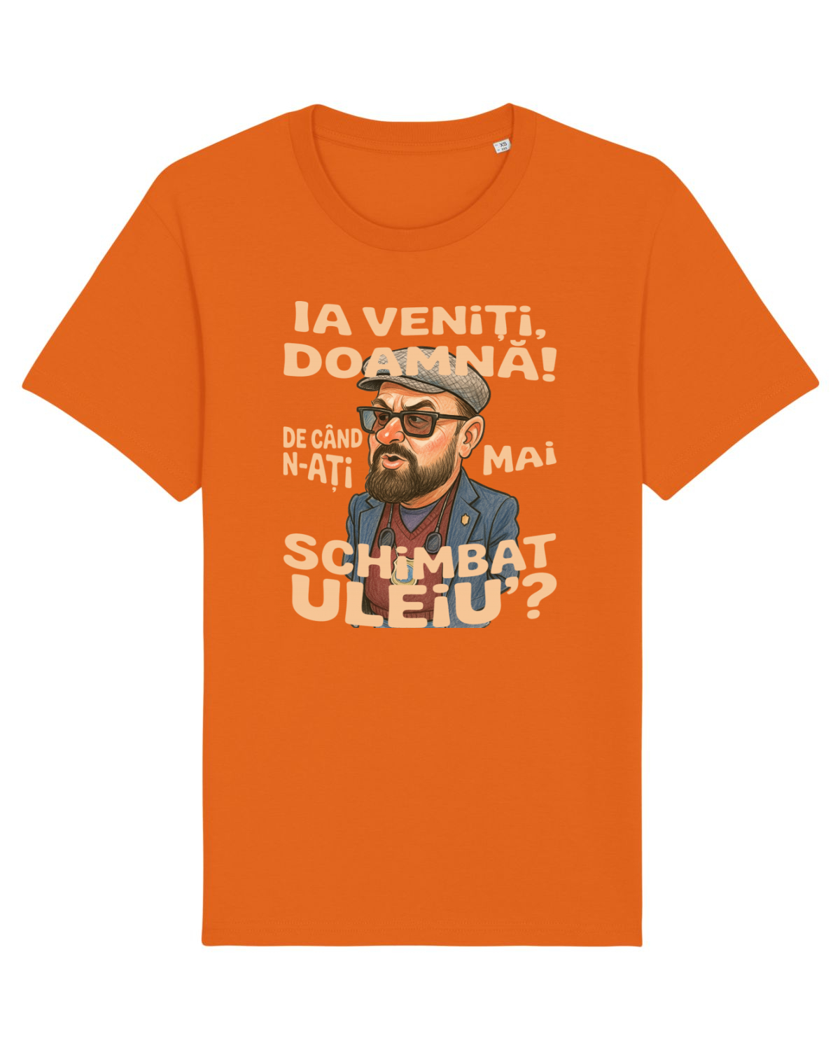 Tricou mânecă scurtă Unisex Rocker Bright Orange