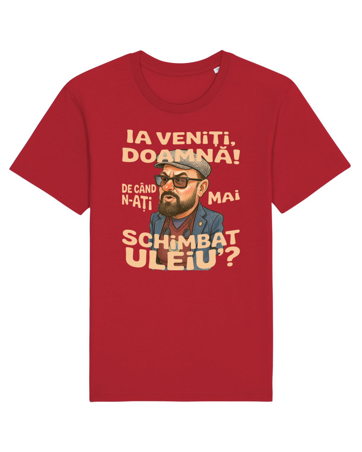 Tricou mânecă scurtă Unisex Rocker Red
