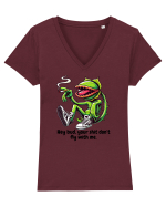 Hey bud Tricou mânecă scurtă guler V Damă Evoker