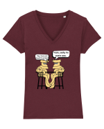 Pasta way Tricou mânecă scurtă guler V Damă Evoker
