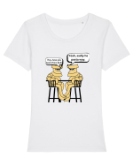Pasta way Tricou mânecă scurtă guler larg fitted Damă Expresser