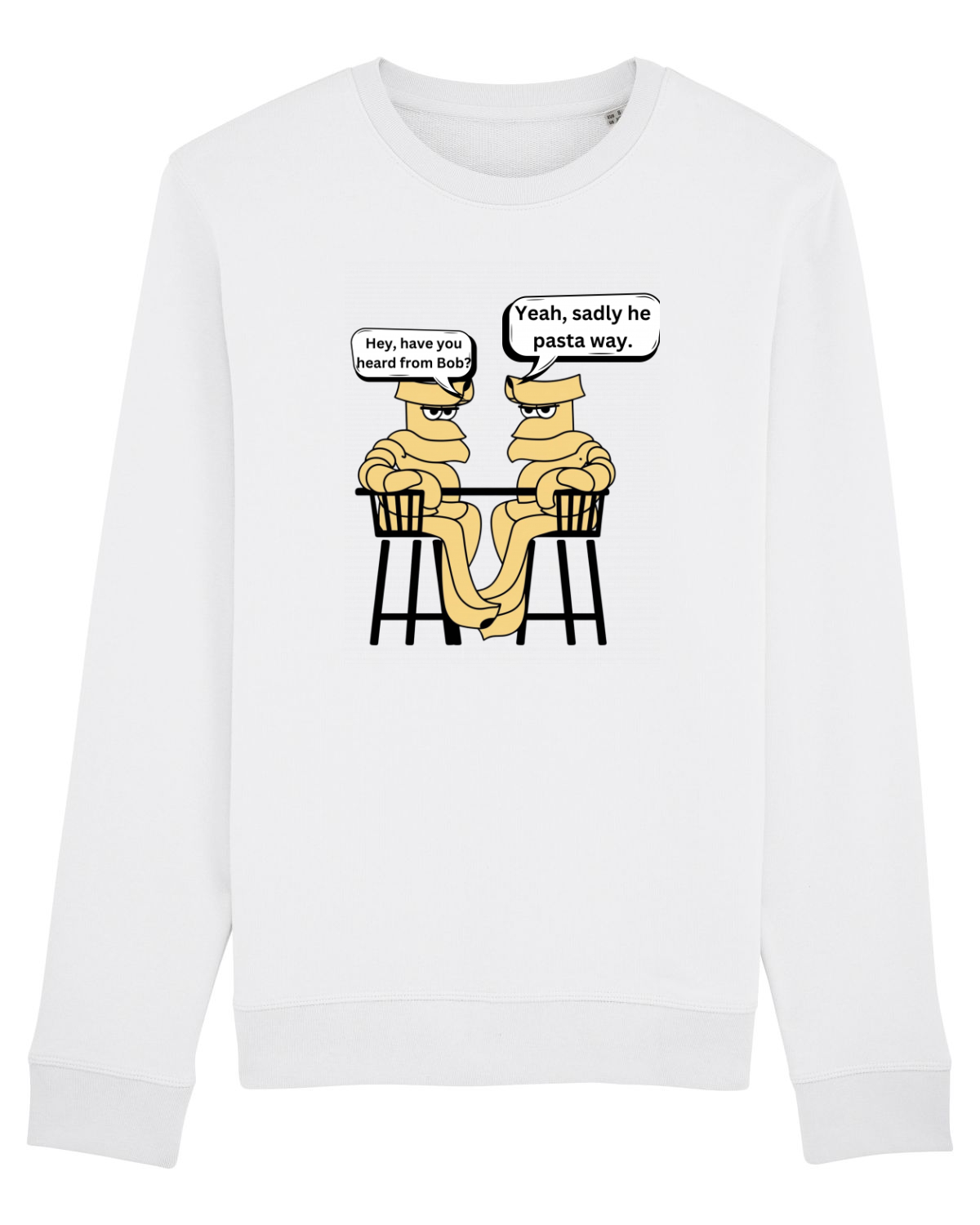 Bluză mânecă lungă Unisex Rise White