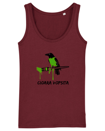 Cioara vopsita Burgundy