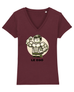 Le ego Tricou mânecă scurtă guler V Damă Evoker