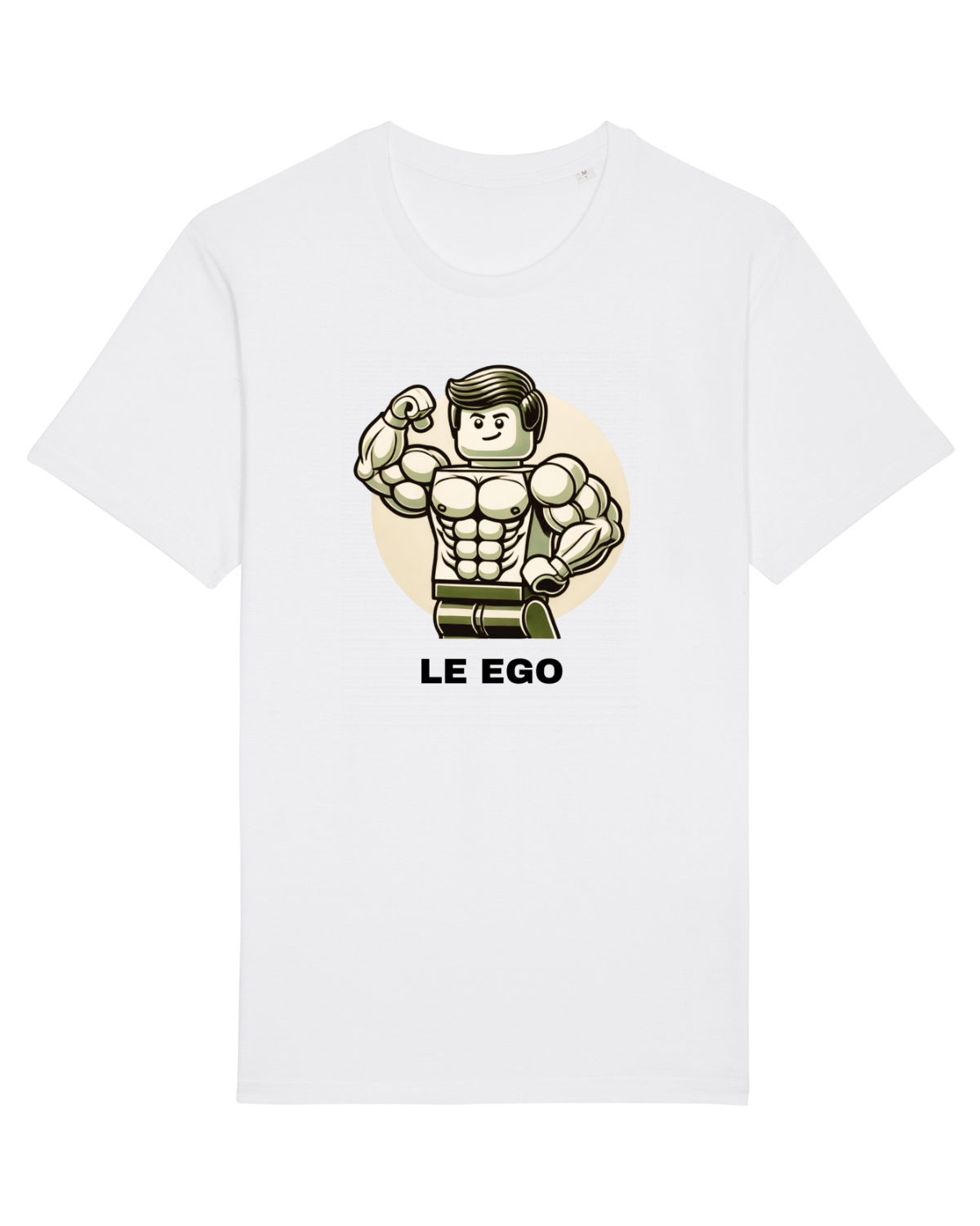 Tricou mânecă scurtă Unisex Rocker White