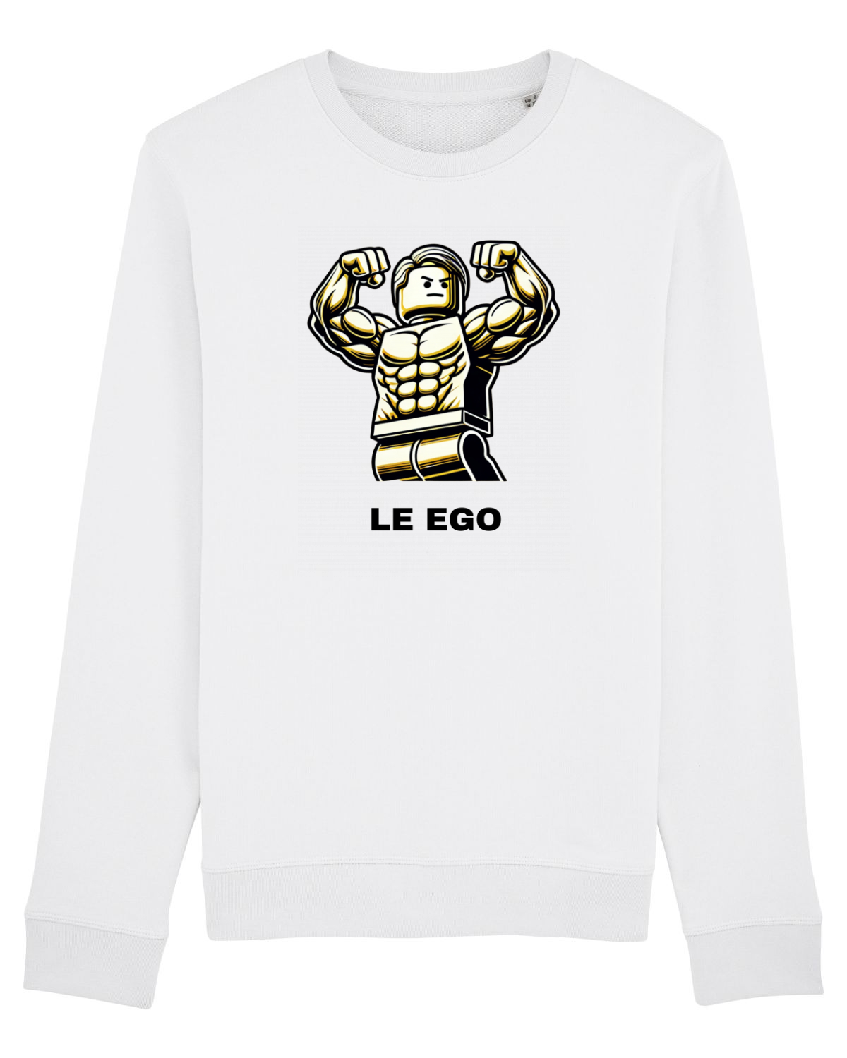 Bluză mânecă lungă Unisex Rise White