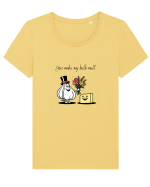 You make my bulb melt Tricou mânecă scurtă guler larg fitted Damă Expresser