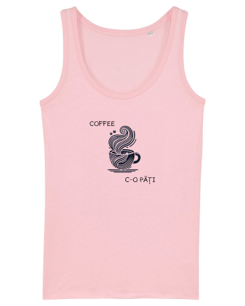  „Coffee c-o păți” Cotton Pink