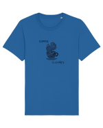  „Coffee c-o păți” Tricou mânecă scurtă Unisex Rocker