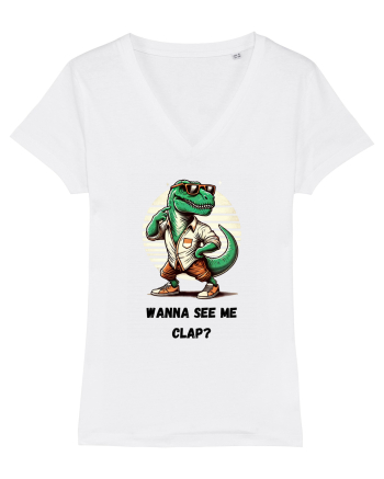  „Wanna see me clap?” White