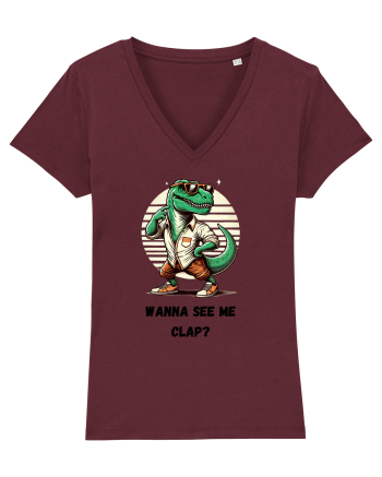  „Wanna see me clap?” Burgundy