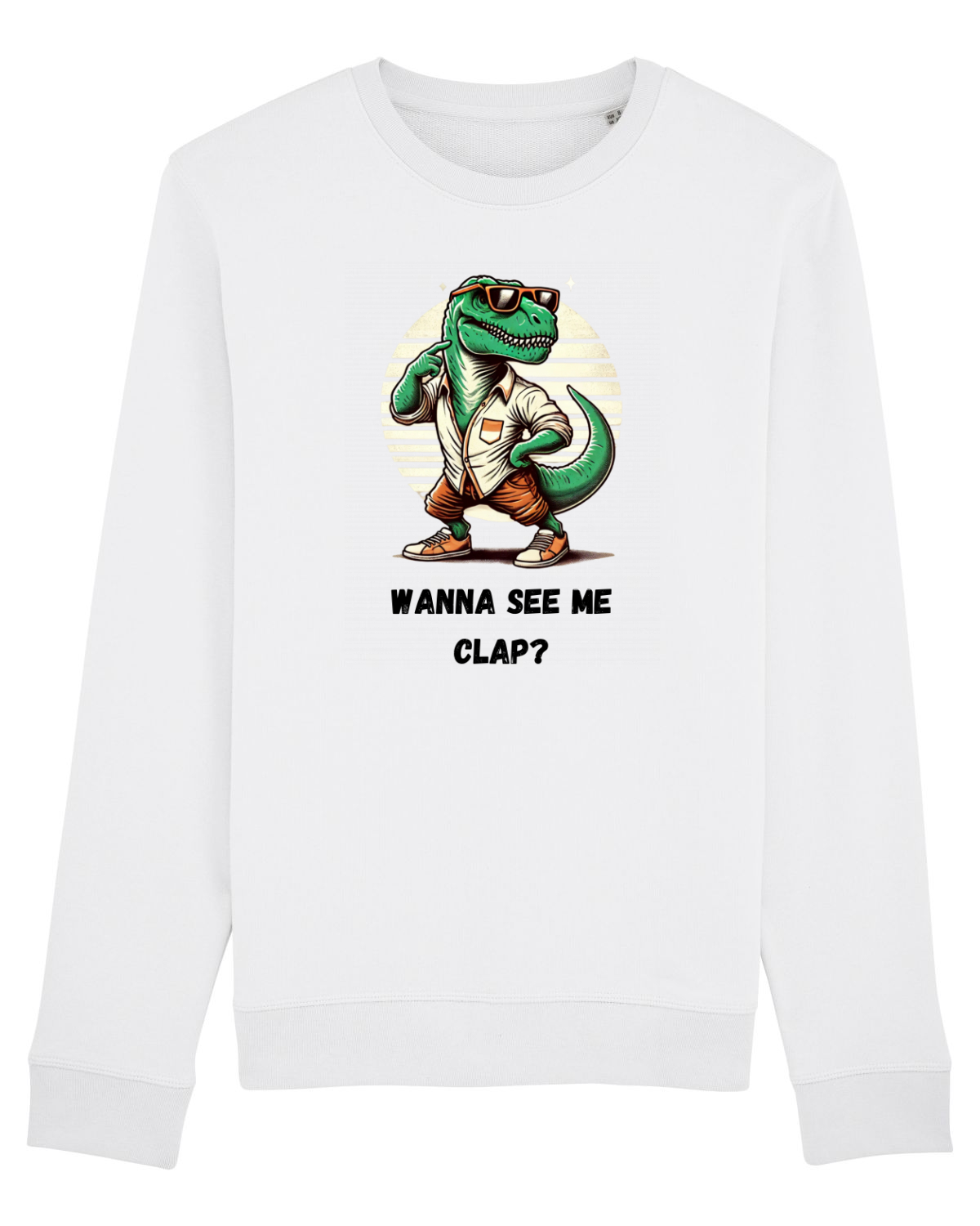 Bluză mânecă lungă Unisex Rise White