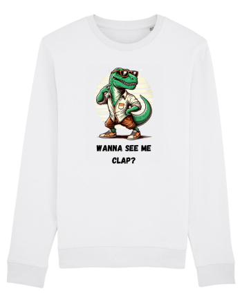  „Wanna see me clap?” White