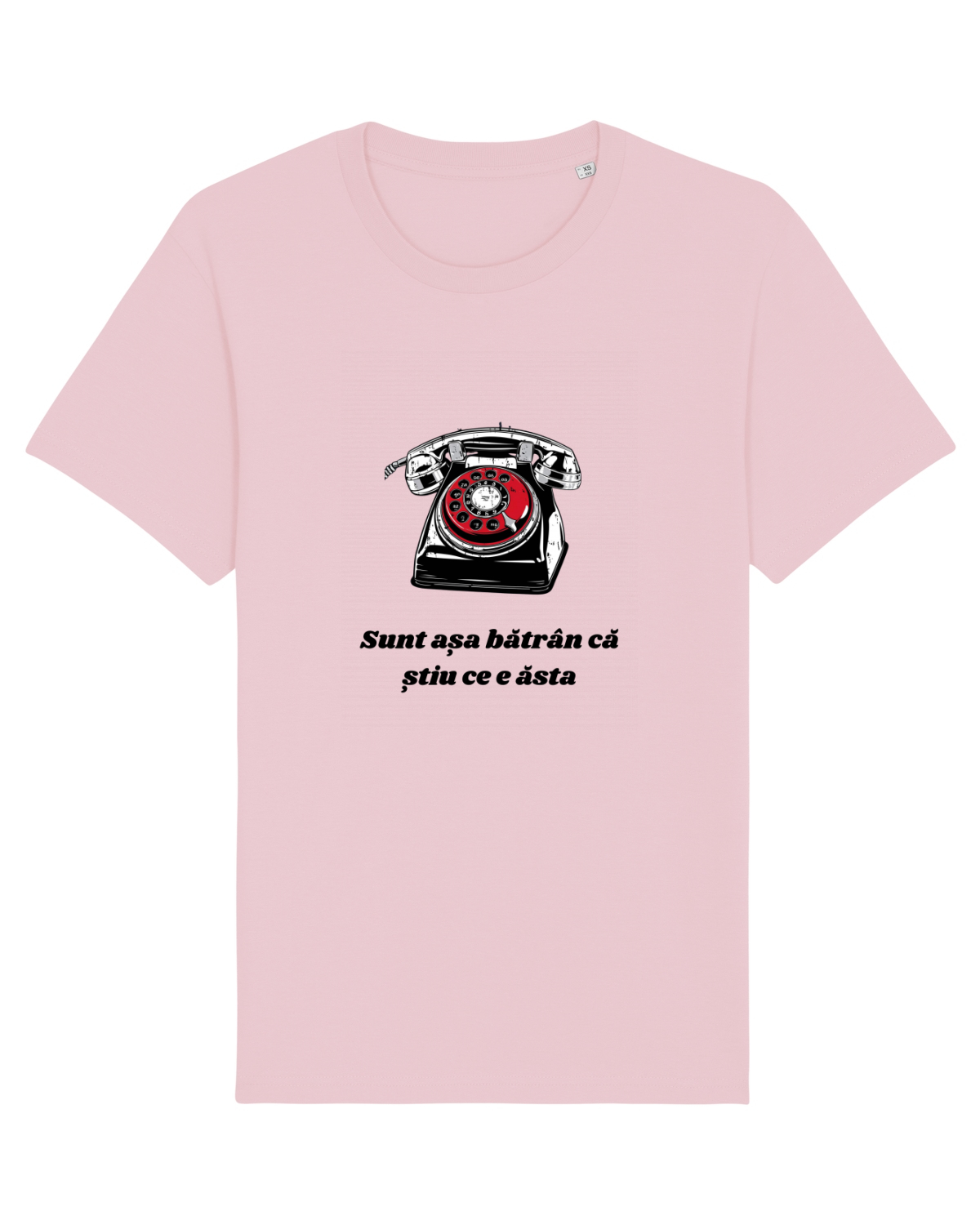Tricou mânecă scurtă Unisex Rocker Cotton Pink