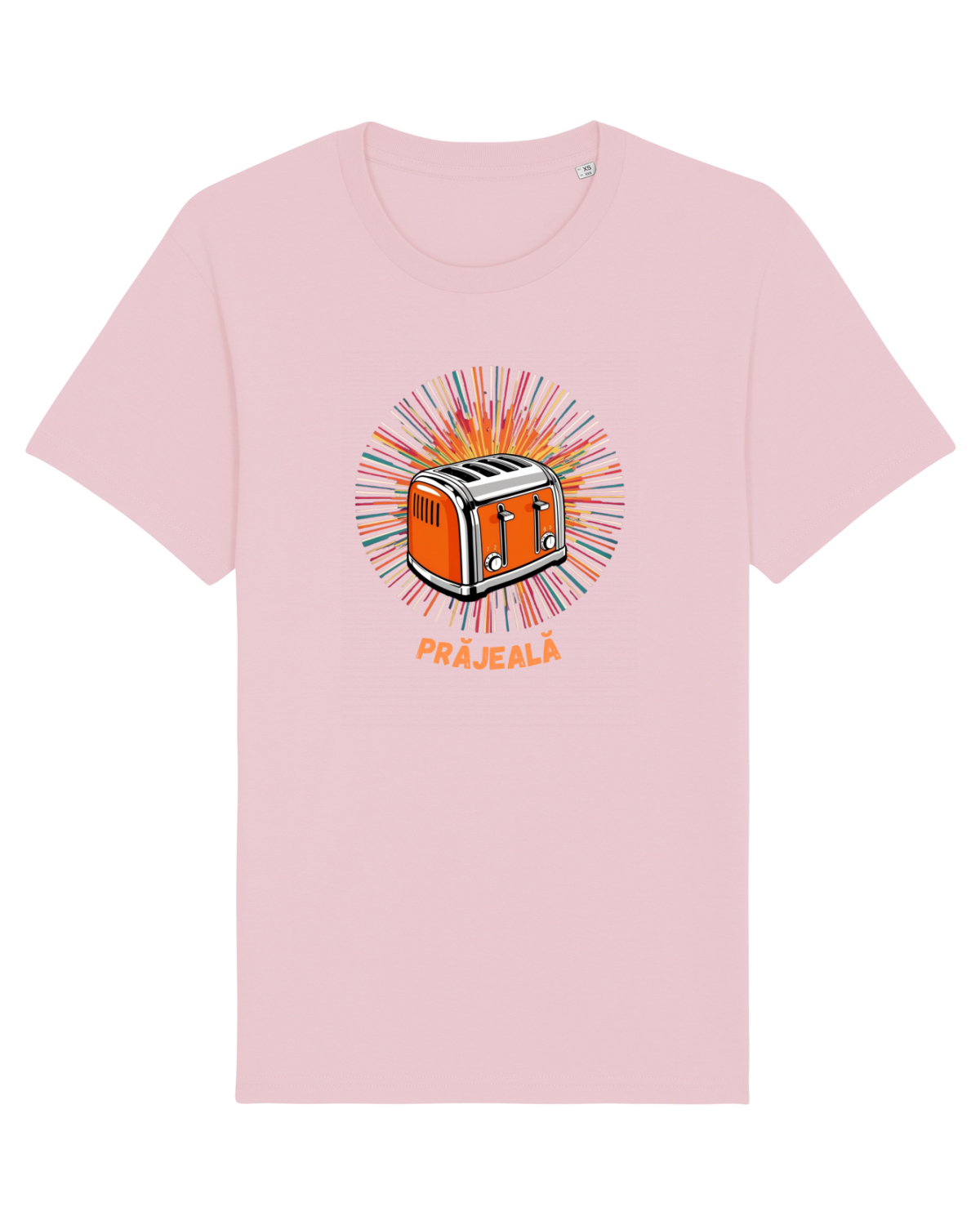Tricou mânecă scurtă Unisex Rocker Cotton Pink