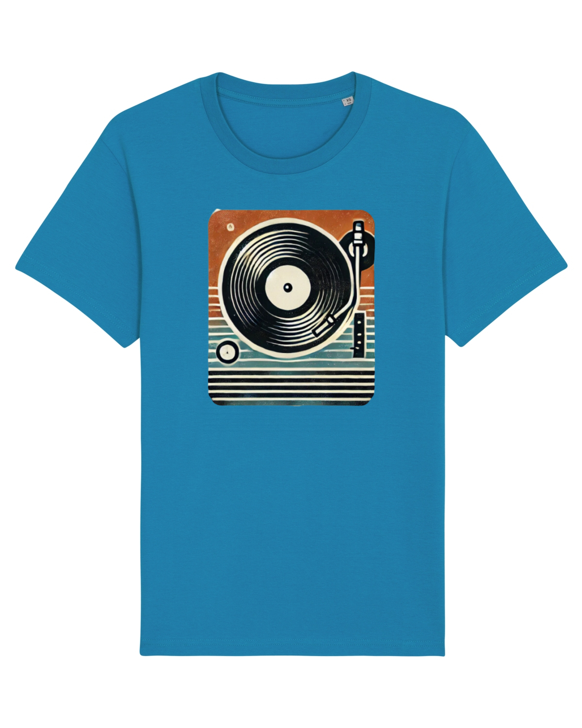 Tricou mânecă scurtă Unisex Rocker Azur