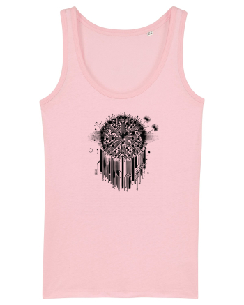 Floare abstractă Cotton Pink