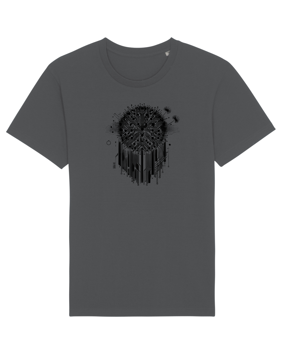 Tricou mânecă scurtă Unisex Rocker Anthracite