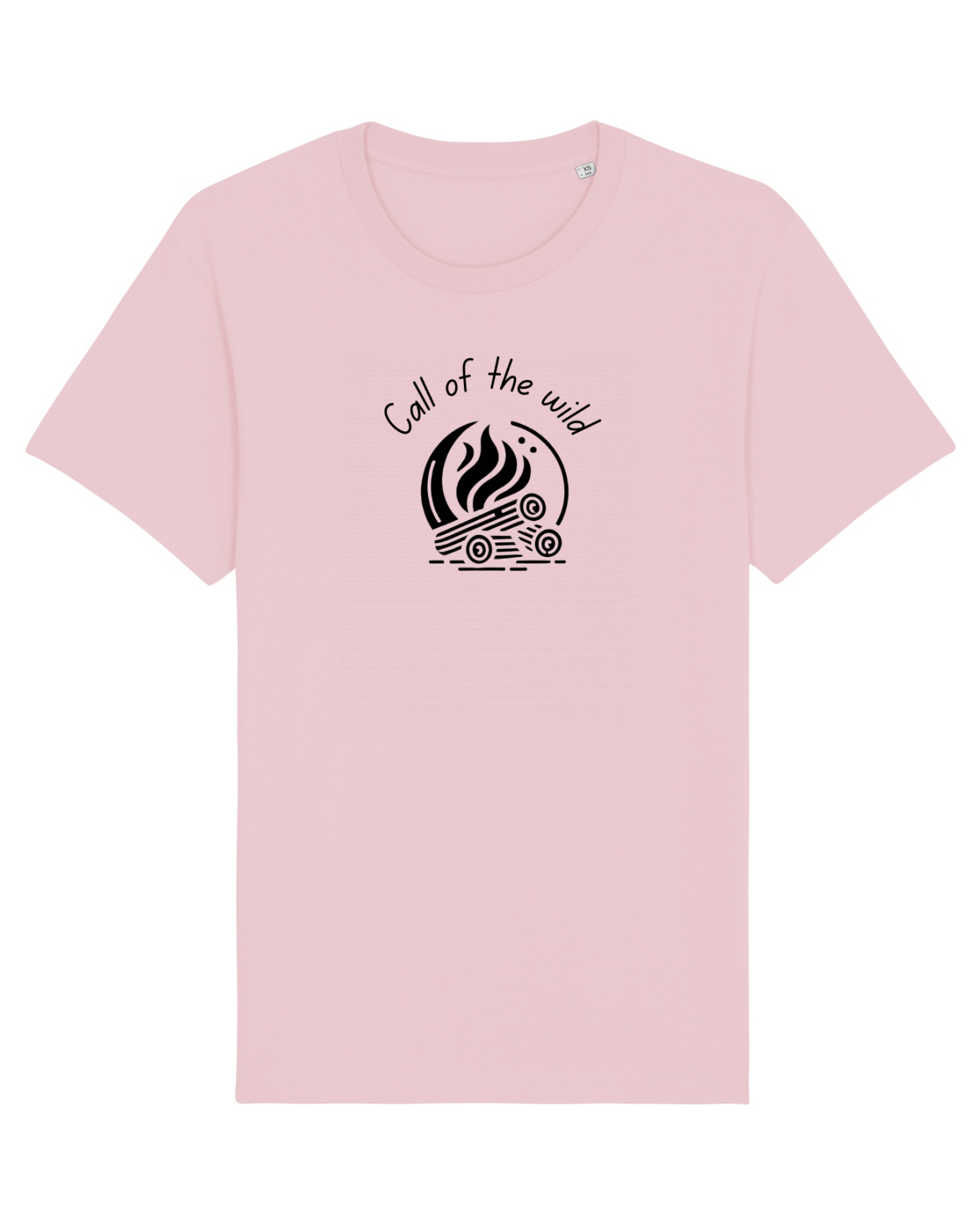 Tricou mânecă scurtă Unisex Rocker Cotton Pink
