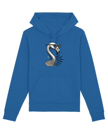 Flamingo minimalist cu ochelari Royal Blue