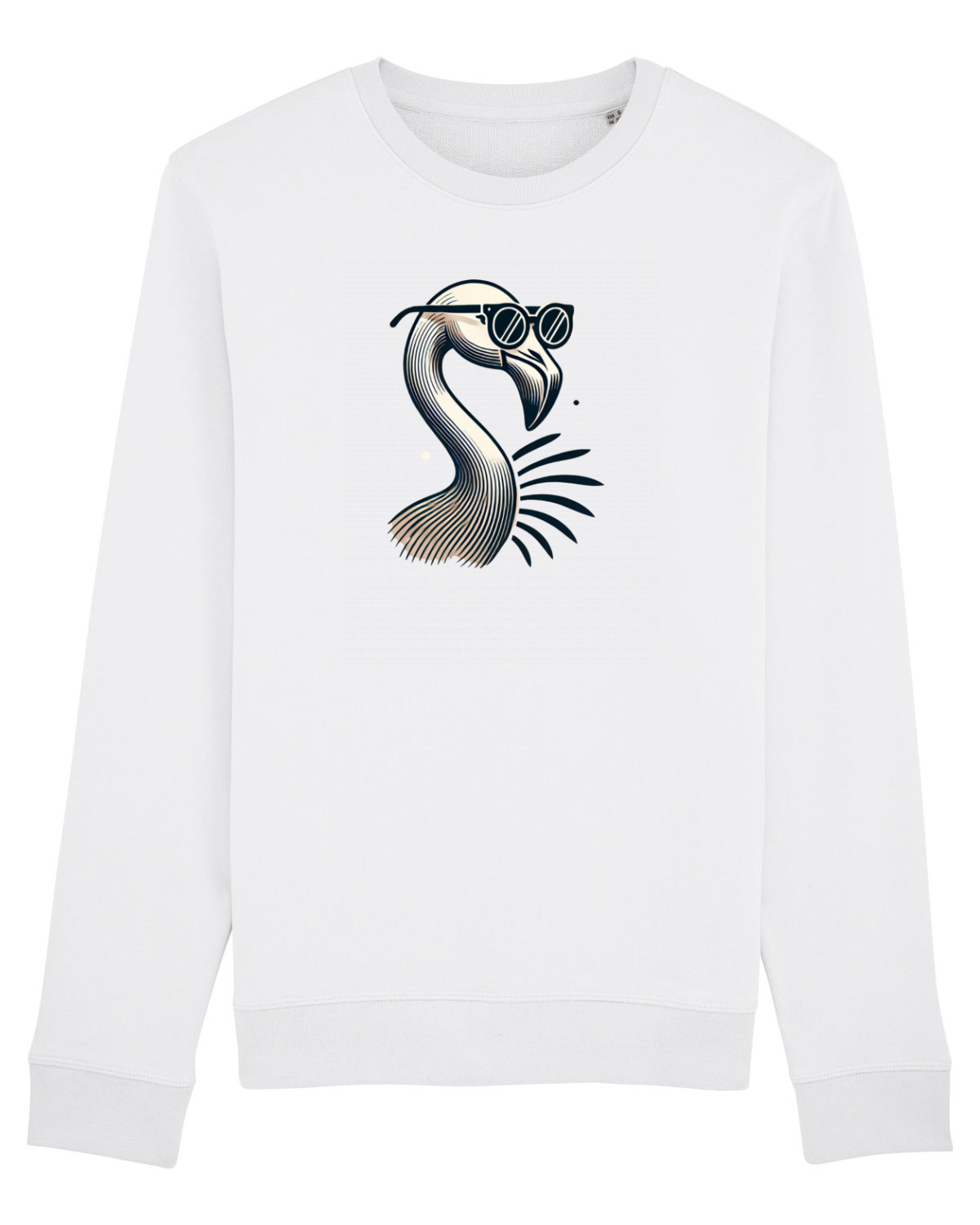 Bluză mânecă lungă Unisex Rise White