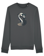Flamingo minimalist cu ochelari Bluză mânecă lungă Unisex Rise