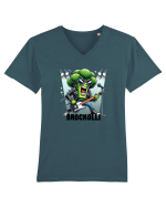 BROCKOLLI Tricou mânecă scurtă guler V Bărbat Presenter