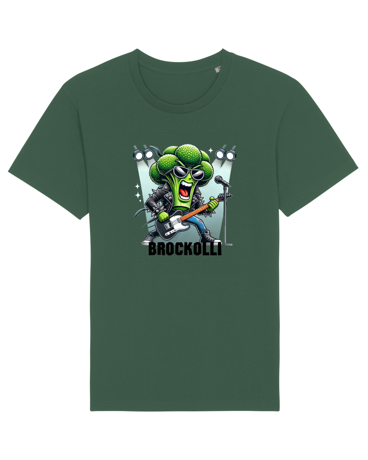 Tricou mânecă scurtă Unisex Rocker Bottle Green