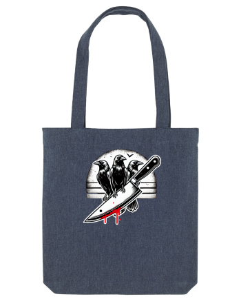 „A murder of crows” Midnight Blue