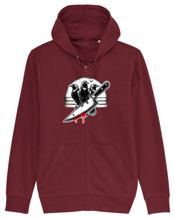 „A murder of crows” Burgundy