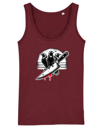 „A murder of crows” Burgundy