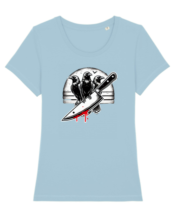 „A murder of crows” Sky Blue